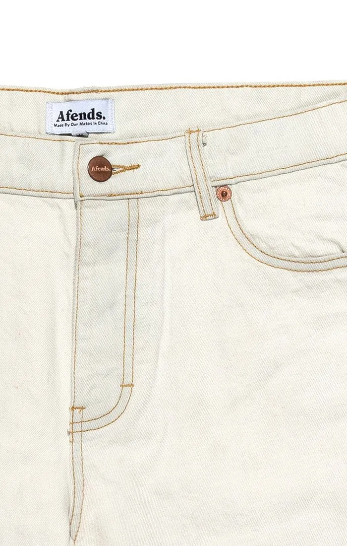 Afends Mens Stock - Cut Off Denim Short