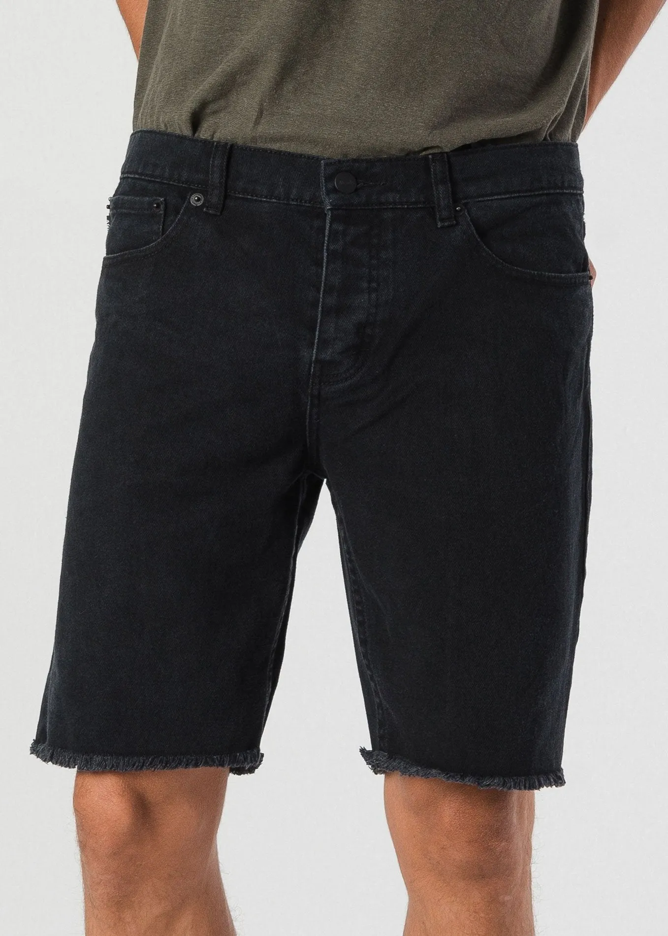 Afends Mens Stock - Cut Off Denim Short
