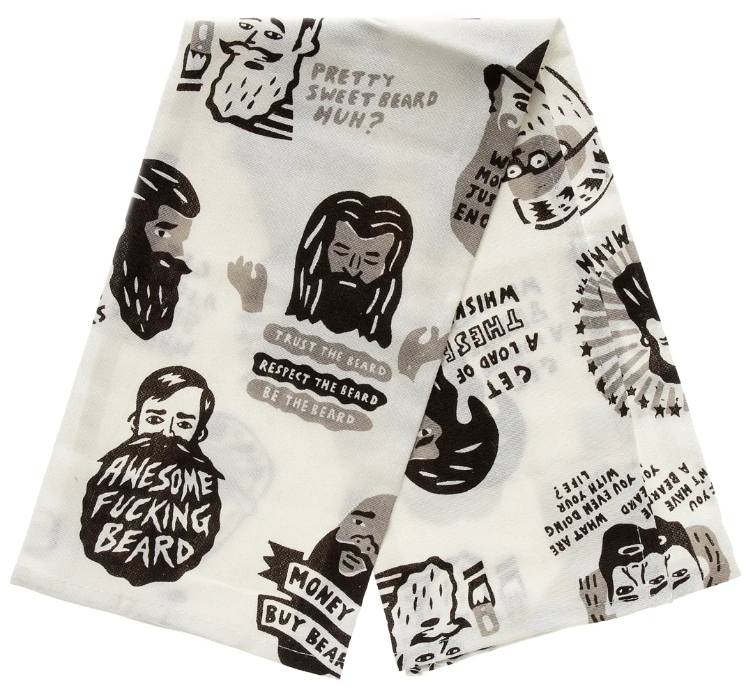 AWESOME F*CKING BEARD DISH TOWEL