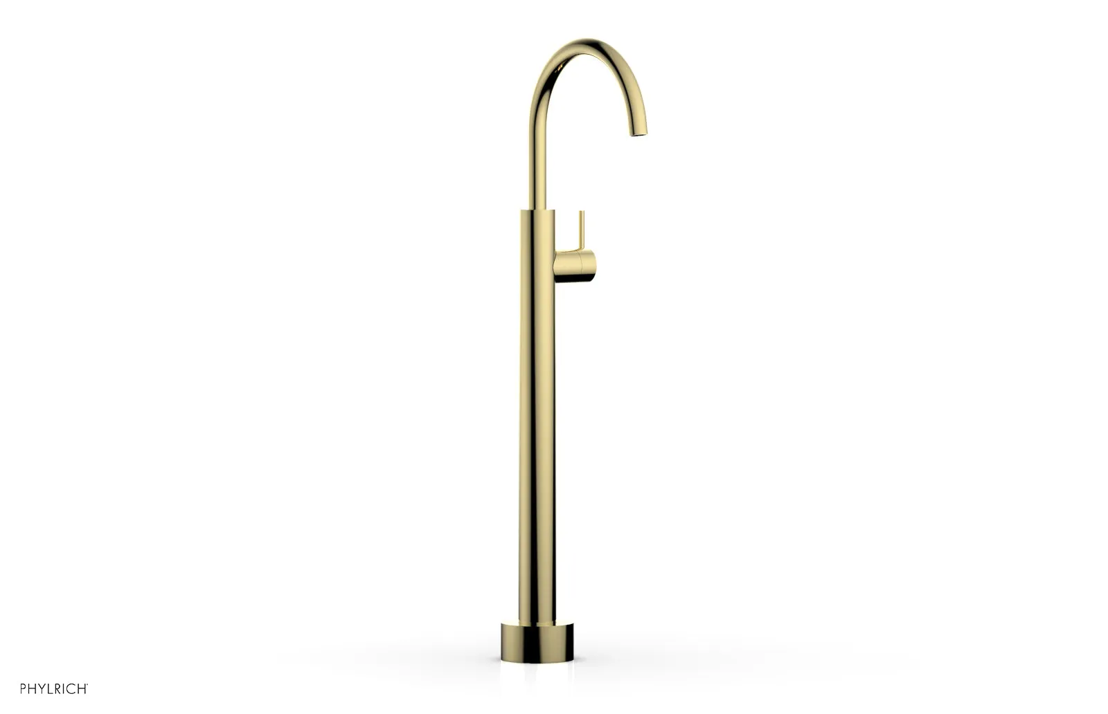BASIC II Low Floor Mount Tub Filler - Lever Handle  230-45-04
