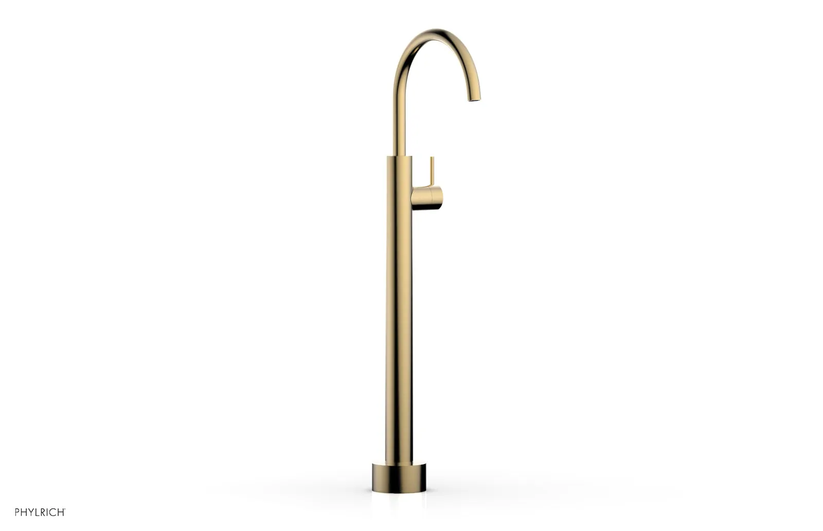 BASIC II Low Floor Mount Tub Filler - Lever Handle  230-45-04