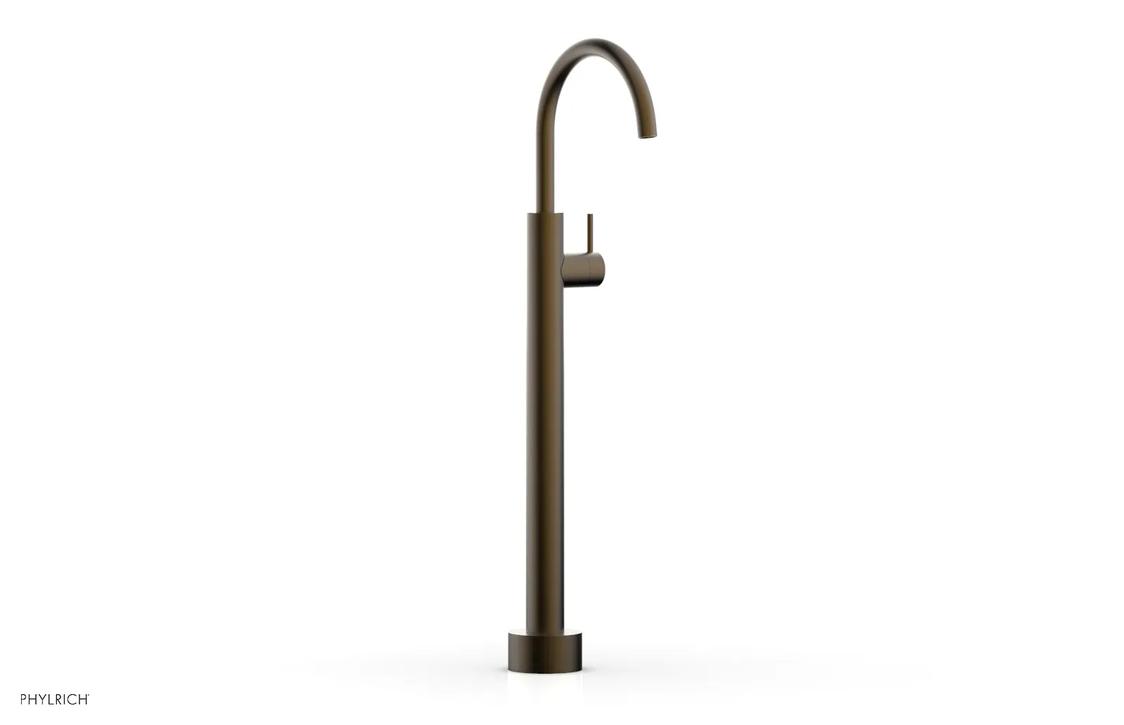 BASIC II Low Floor Mount Tub Filler - Lever Handle  230-45-04