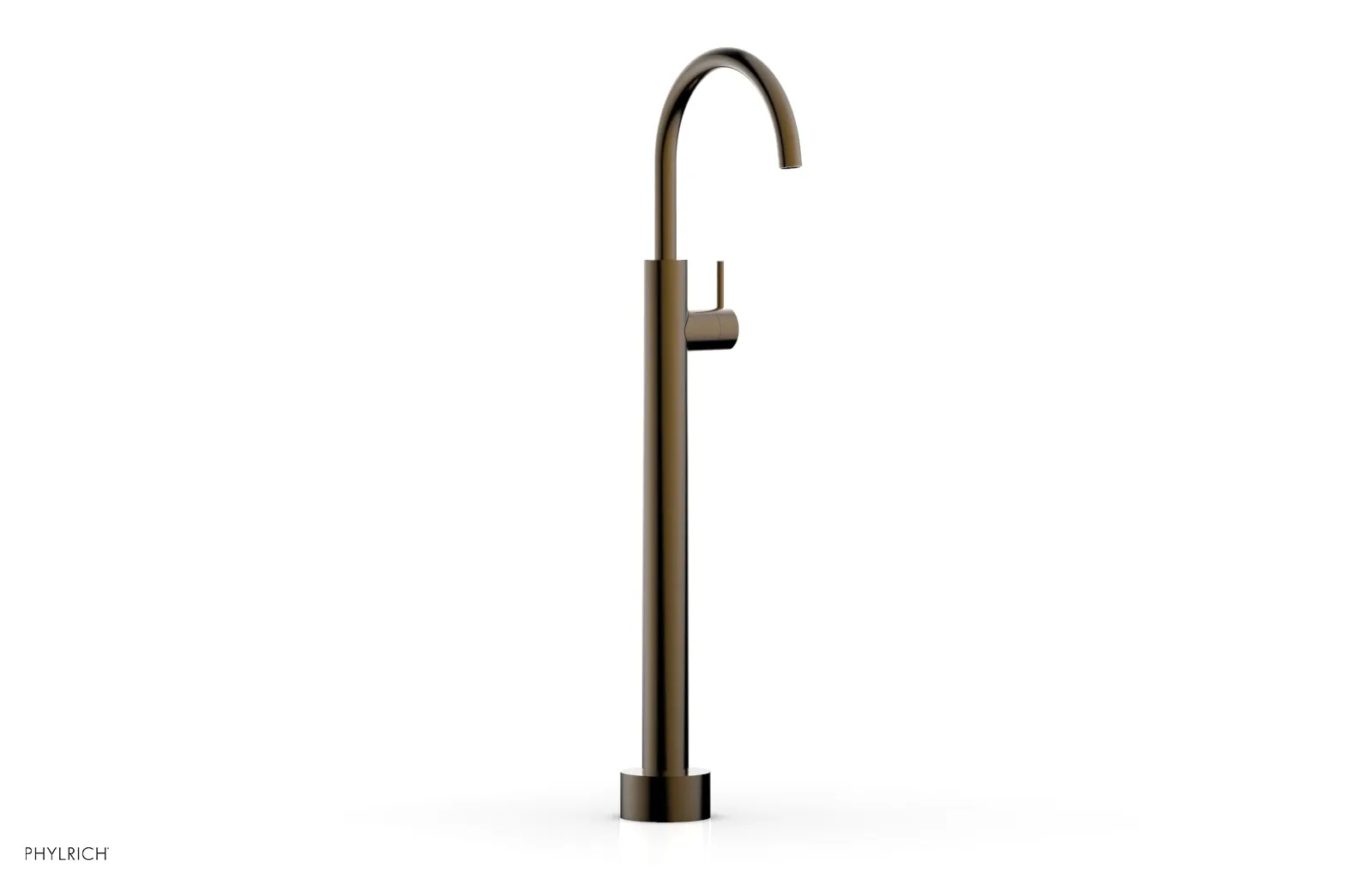 BASIC II Low Floor Mount Tub Filler - Lever Handle  230-45-04
