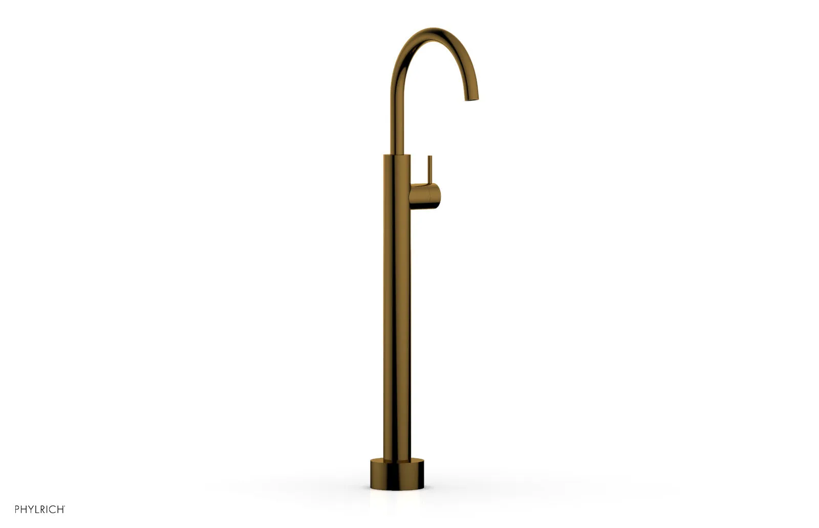 BASIC II Low Floor Mount Tub Filler - Lever Handle  230-45-04