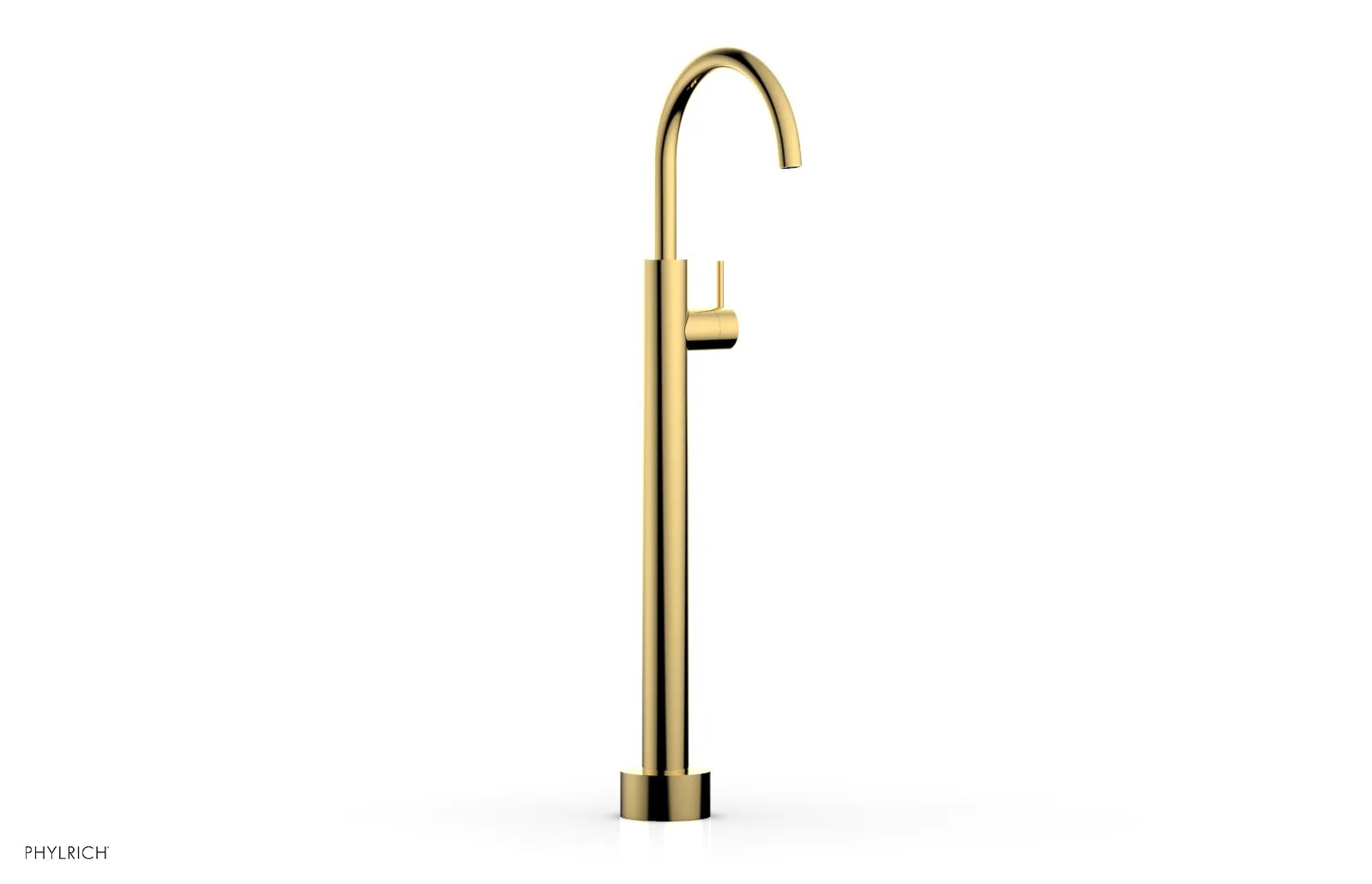 BASIC II Low Floor Mount Tub Filler - Lever Handle  230-45-04