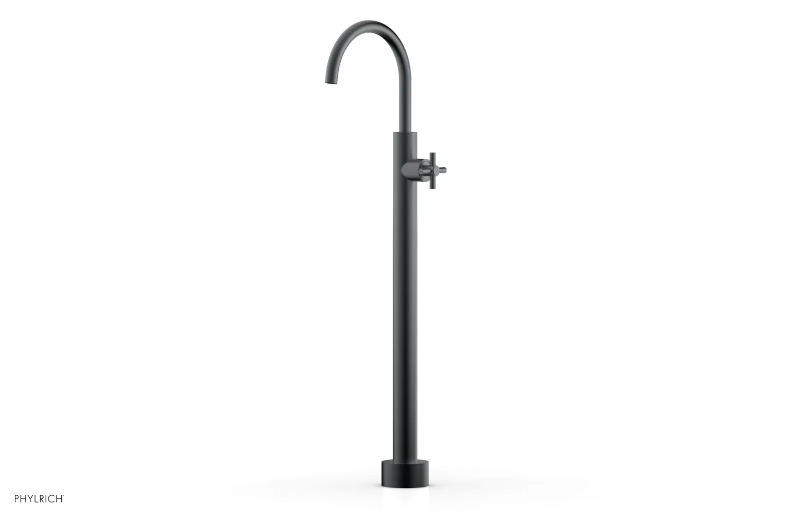 BASIC Tall Floor Mount Tub Filler - Cross Handle D131-44-02