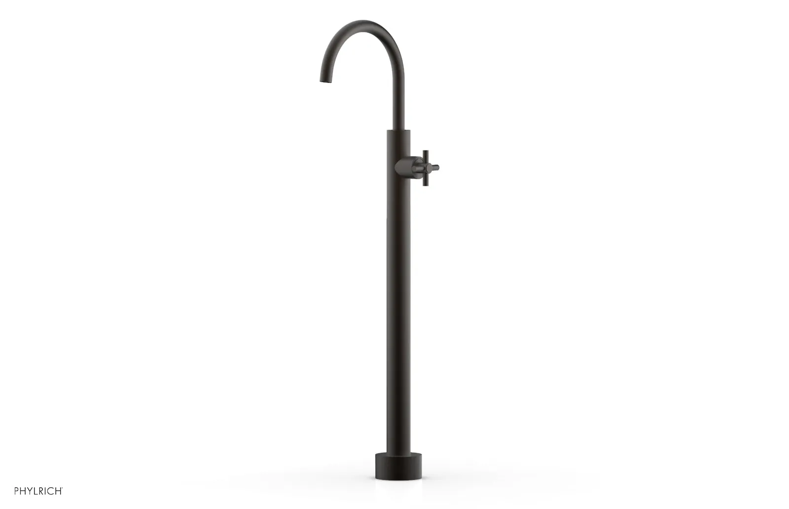 BASIC Tall Floor Mount Tub Filler - Cross Handle D131-44-02