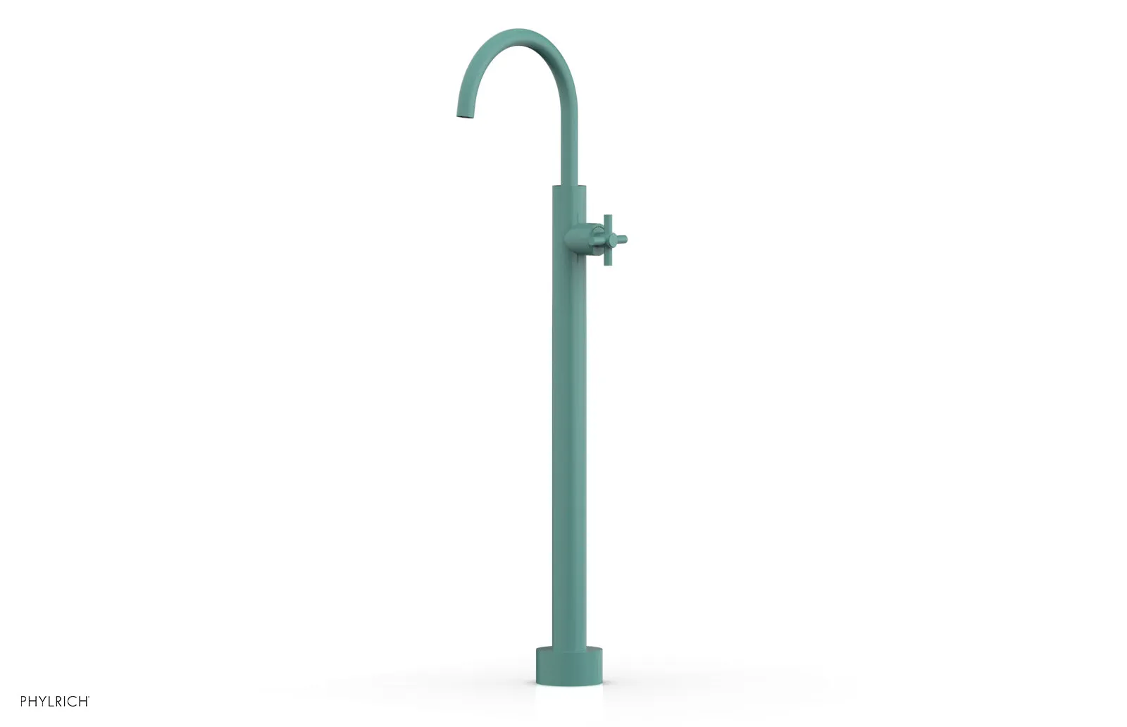 BASIC Tall Floor Mount Tub Filler - Cross Handle D131-44-02