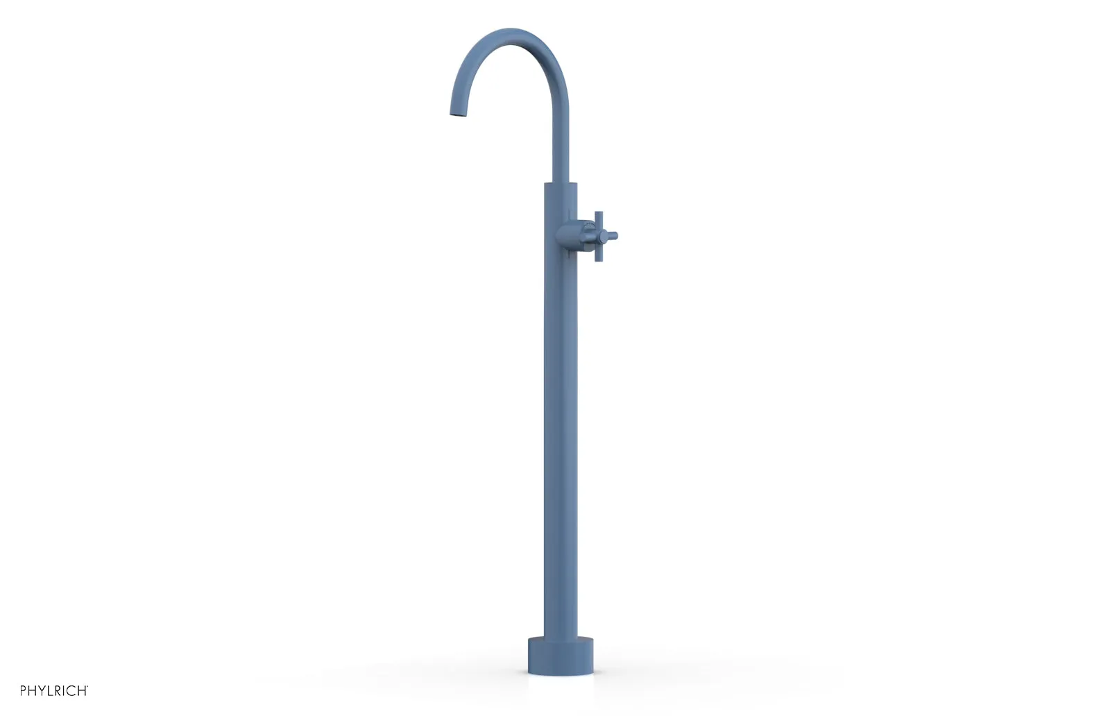 BASIC Tall Floor Mount Tub Filler - Cross Handle D131-44-02