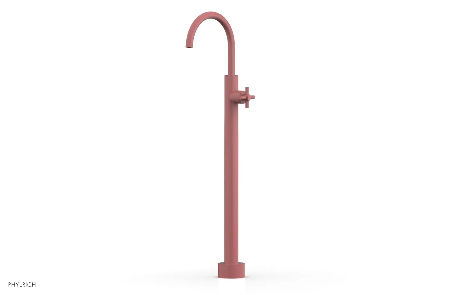 BASIC Tall Floor Mount Tub Filler - Cross Handle D131-44-02