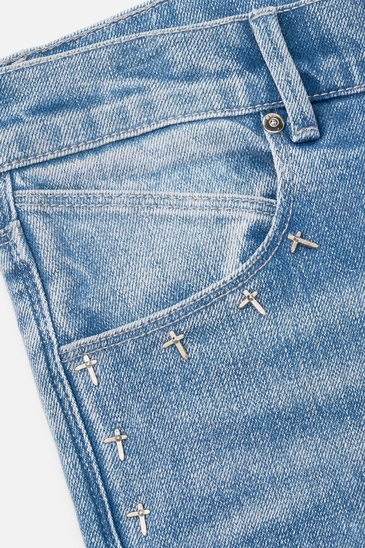 Bryant Ripped Jean (Blue) - MF23D671B1205RPMDB