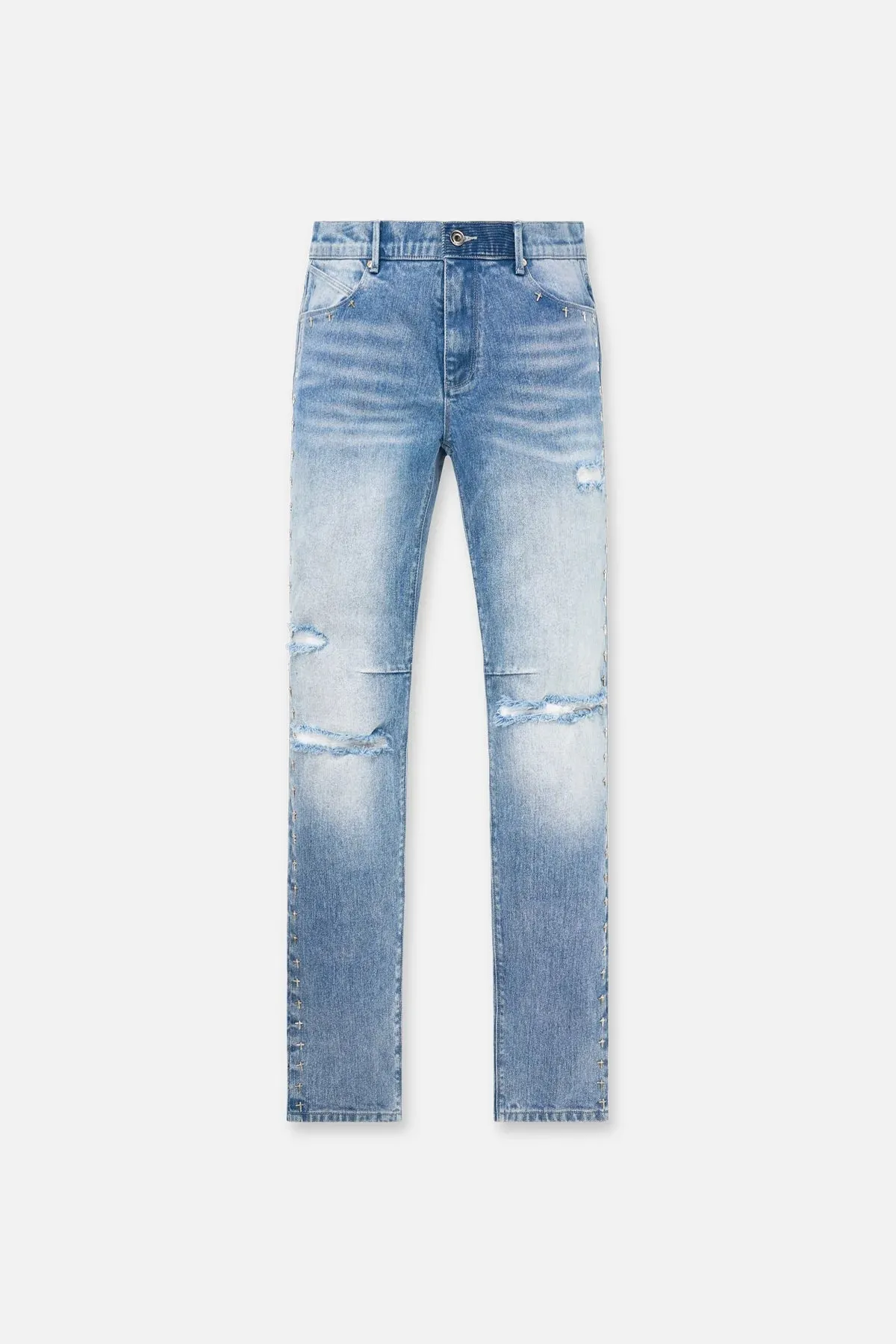 Bryant Ripped Jean (Blue) - MF23D671B1205RPMDB