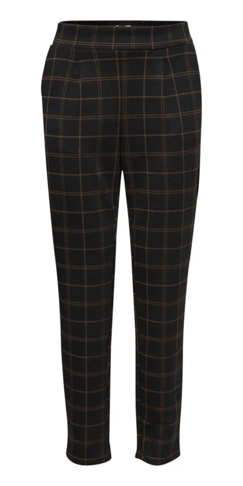 B.Young Plaid Ponte Pants