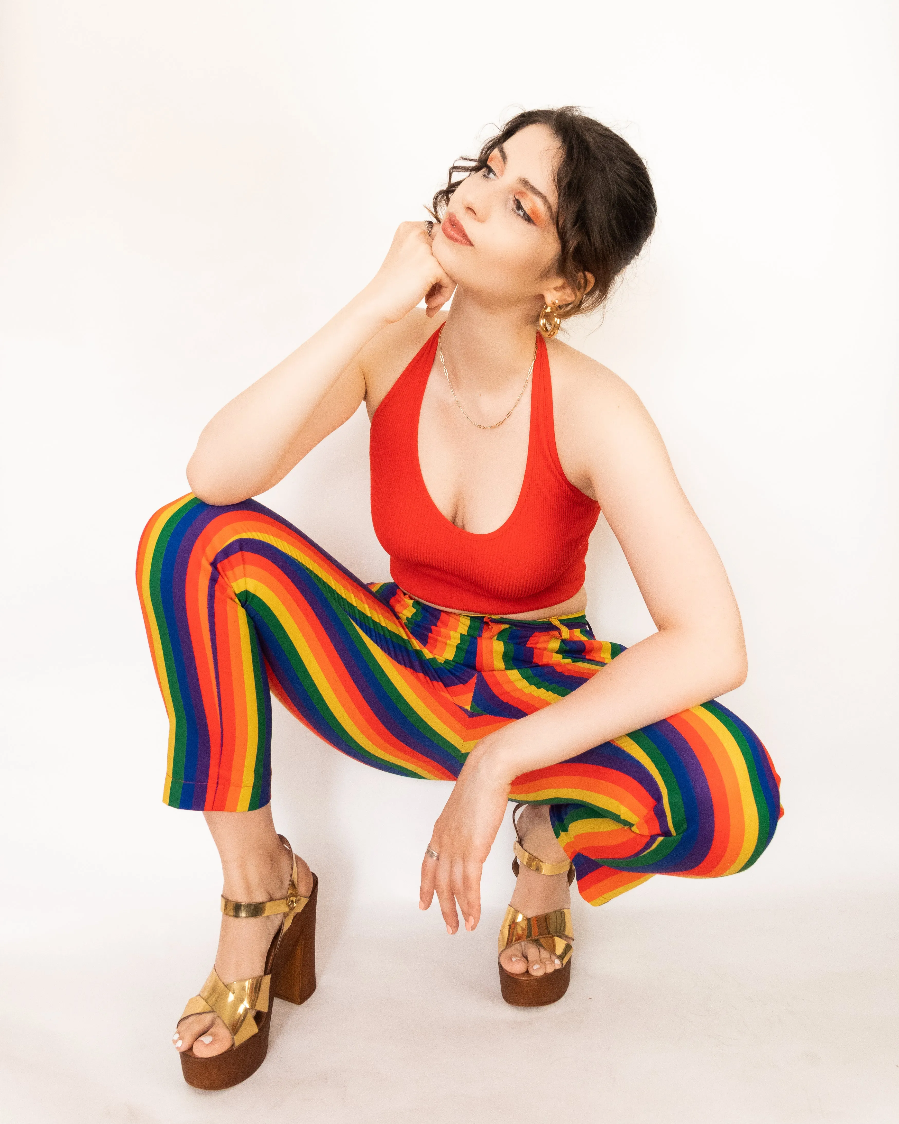 Cigarette Pants Rainbow