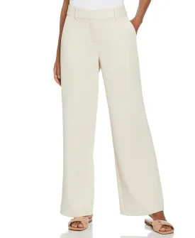 Crease Front Wide Leg Pant