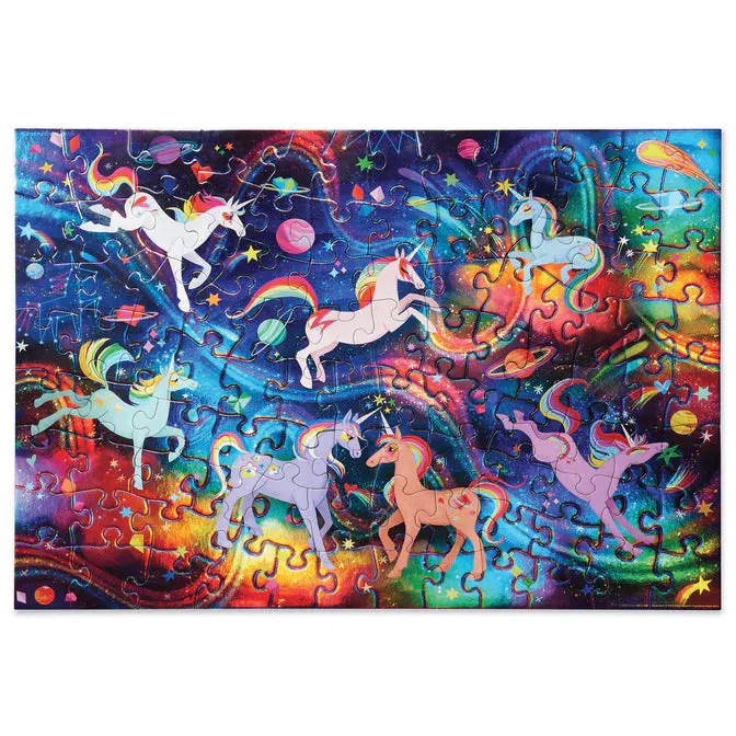 Crocodile Creek 23 - Holographic Unicorn Galaxy Puzzle 100pc