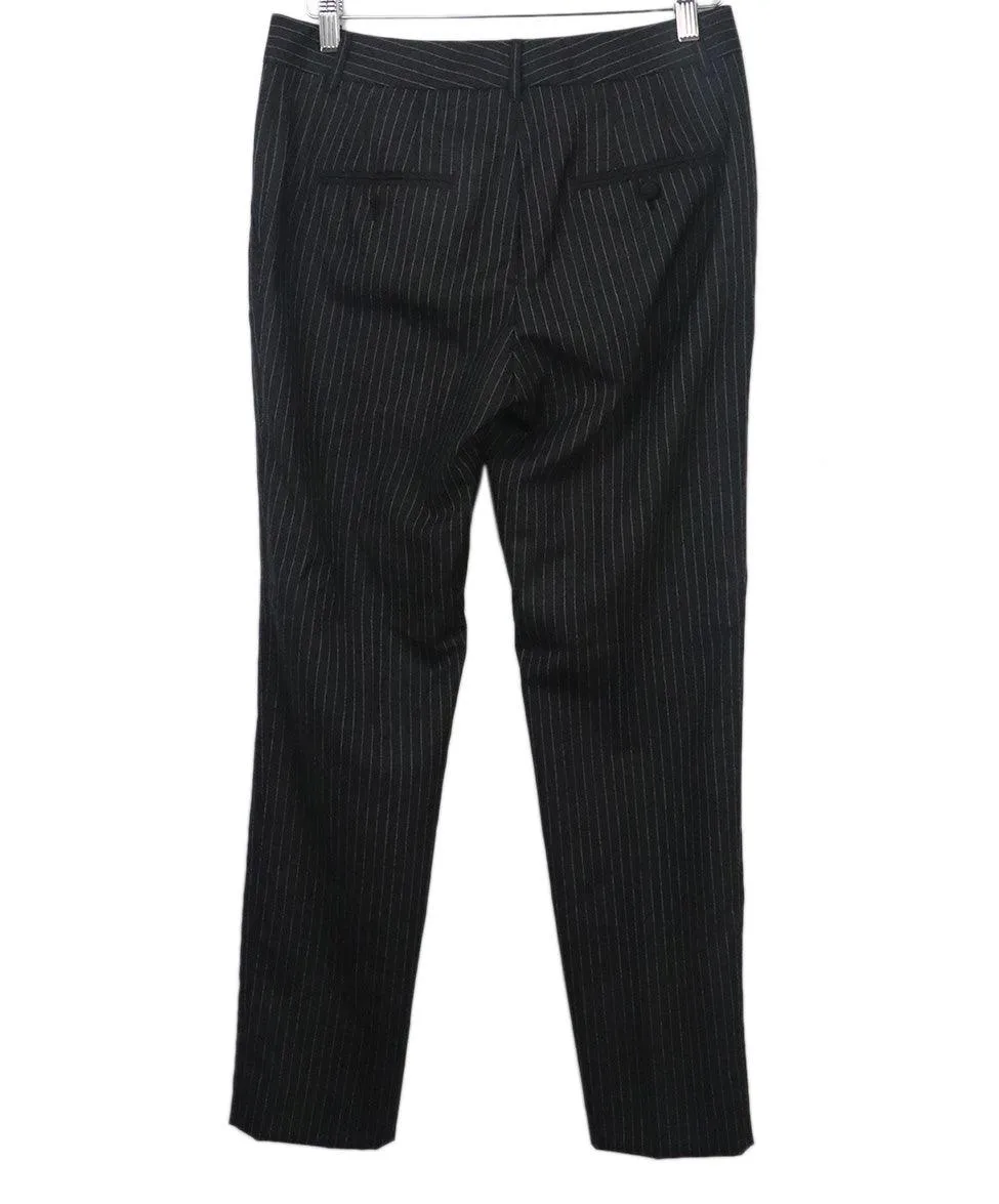 Dolce & Gabbana B&W Pinstripe Pants sz 4