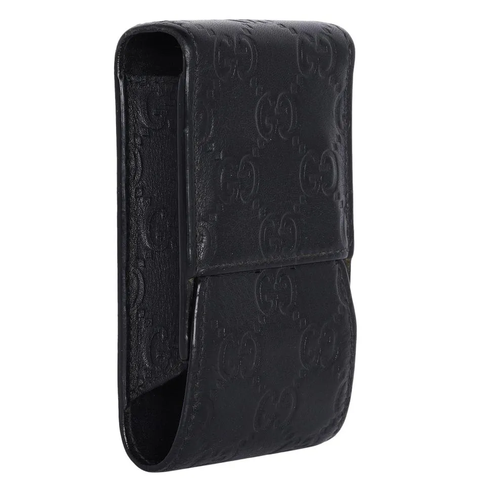 GG Small Leather Lipstick Case (Authentic Pre-Owned)