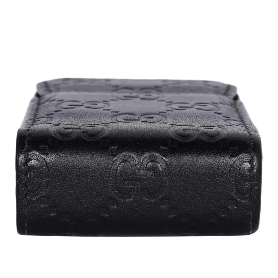 GG Small Leather Lipstick Case (Authentic Pre-Owned)