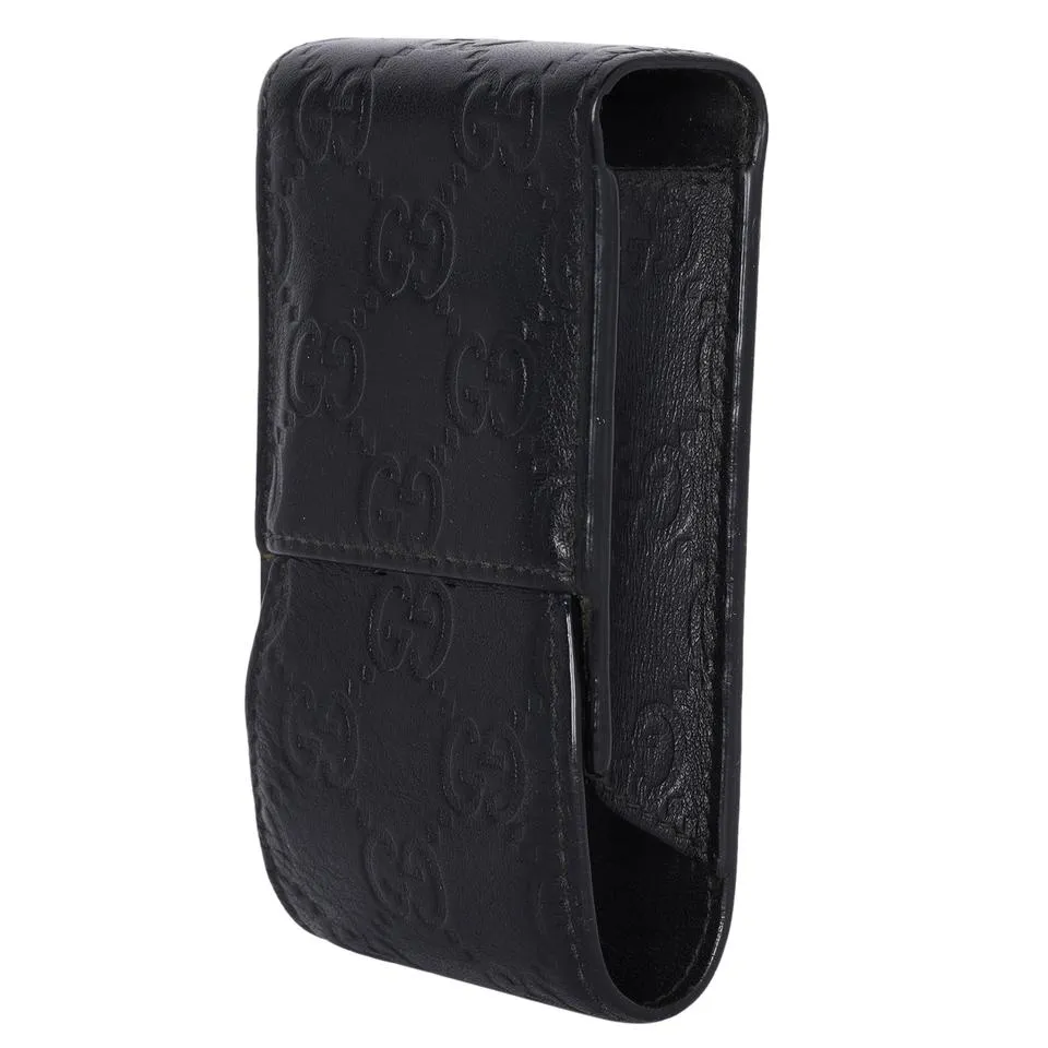 GG Small Leather Lipstick Case (Authentic Pre-Owned)