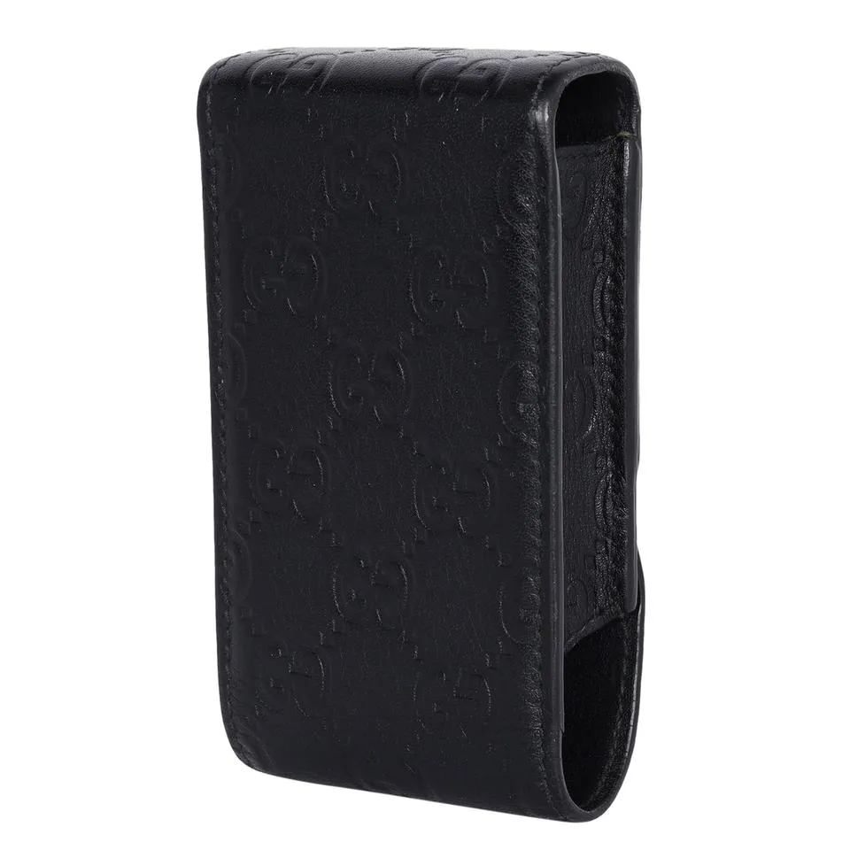 GG Small Leather Lipstick Case (Authentic Pre-Owned)