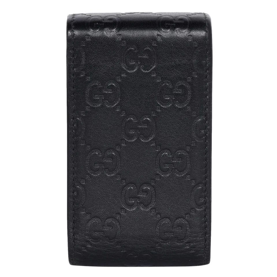 GG Small Leather Lipstick Case (Authentic Pre-Owned)