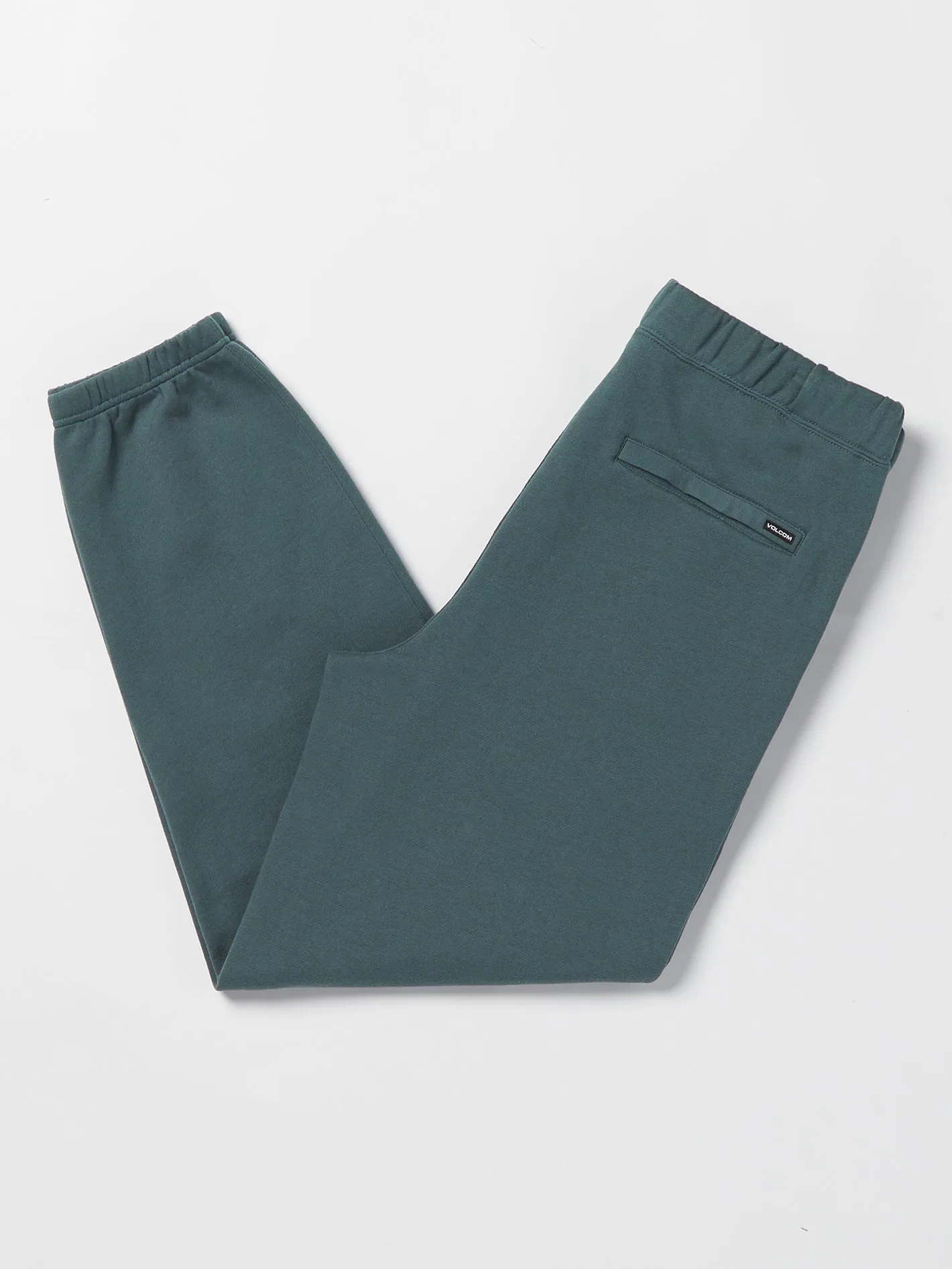 Iconic Stone Elastic Waist Fleece Pants - Dark Slate