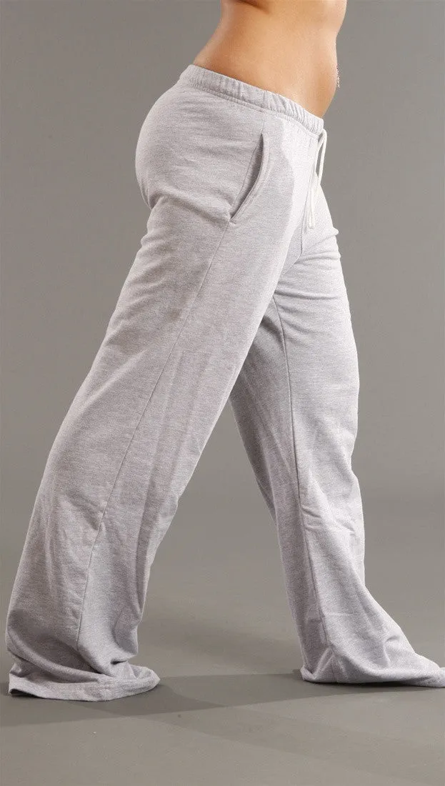 Kinkate Slim Fit Sweat Pants in Grey