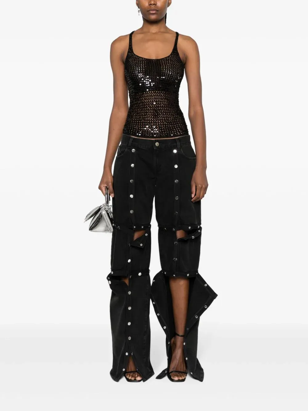 Long Pants With Snap Details