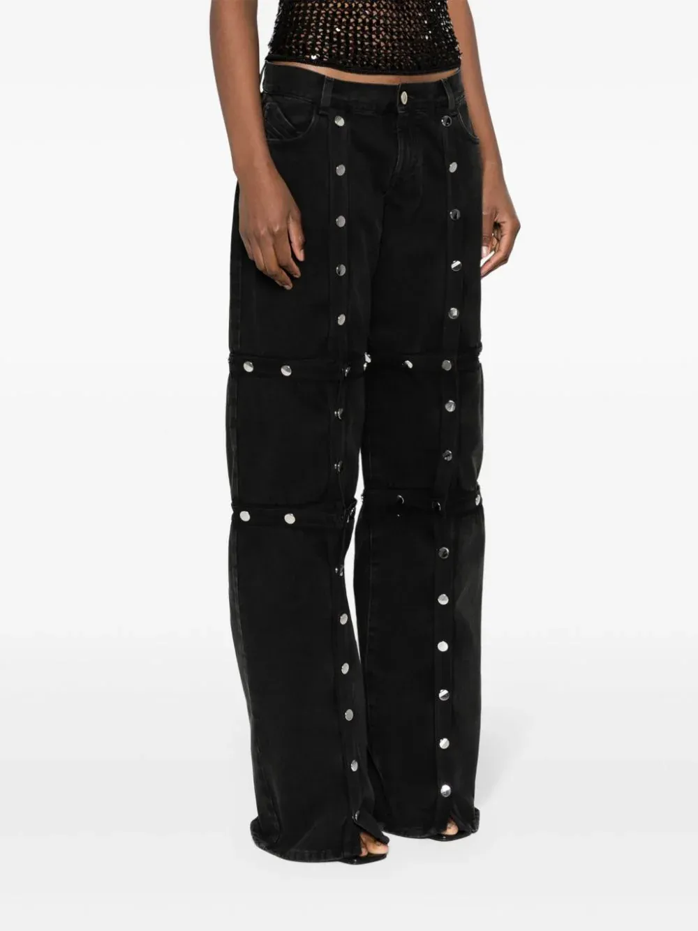 Long Pants With Snap Details