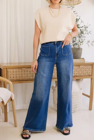 Mica Denim - The Hepburn Wide Leg Jeans (0-22W)