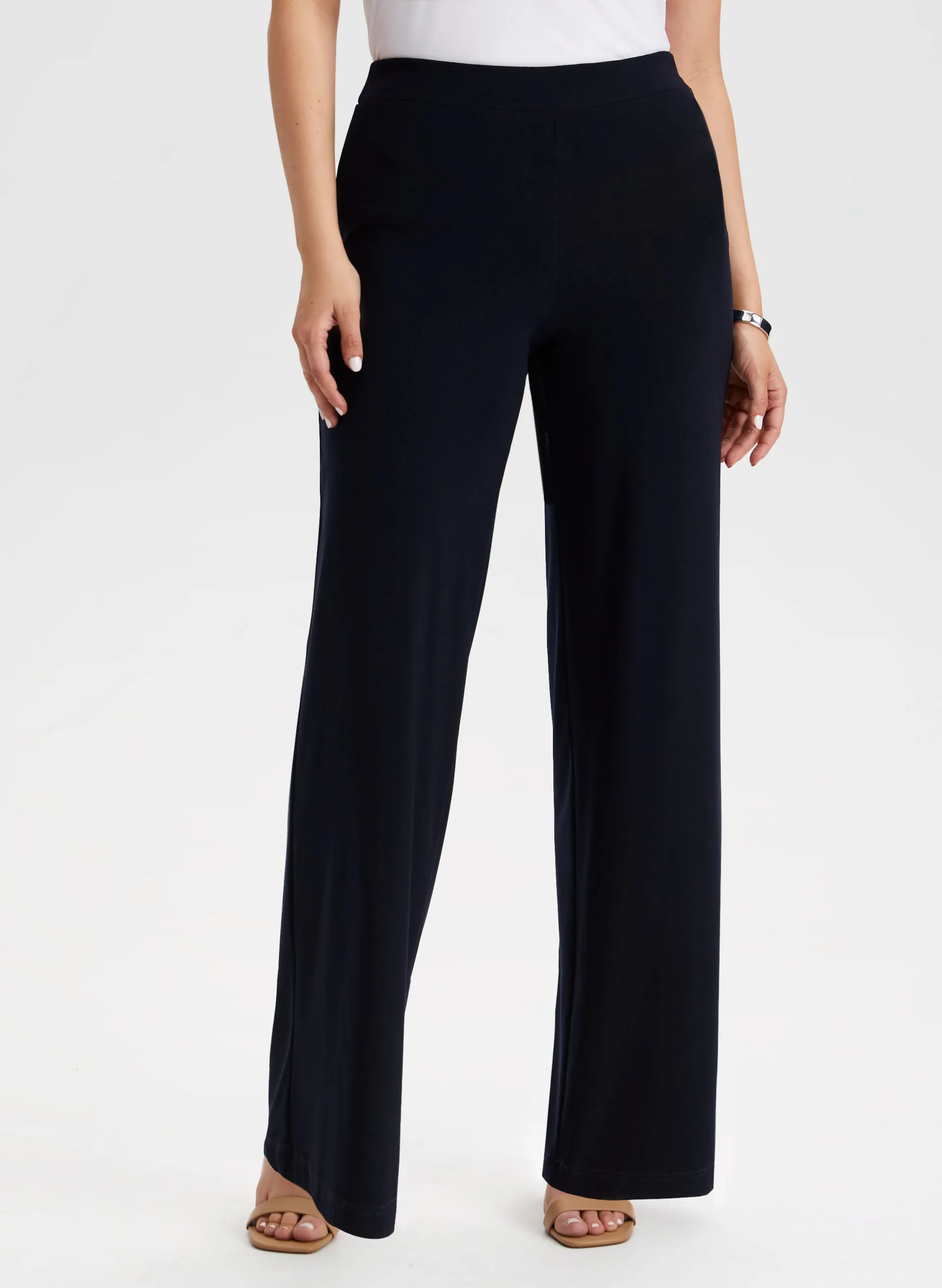Olivia Jersey Wide-Leg Pants - Regular