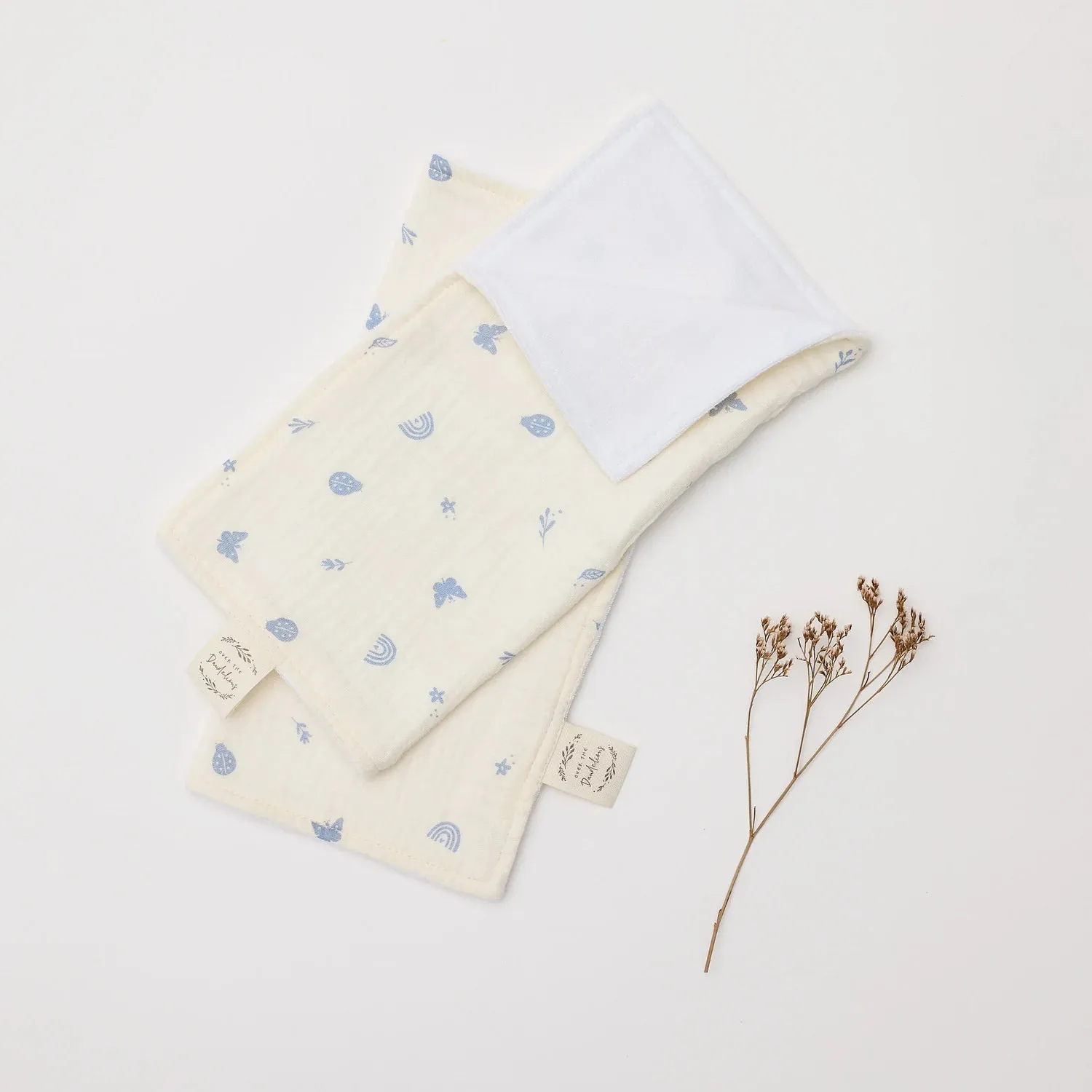 Over the Dandelions Muslin Washcloths Set of 2 - Enchanted Garden
