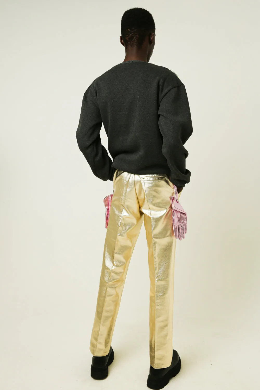 Pants with a low rise