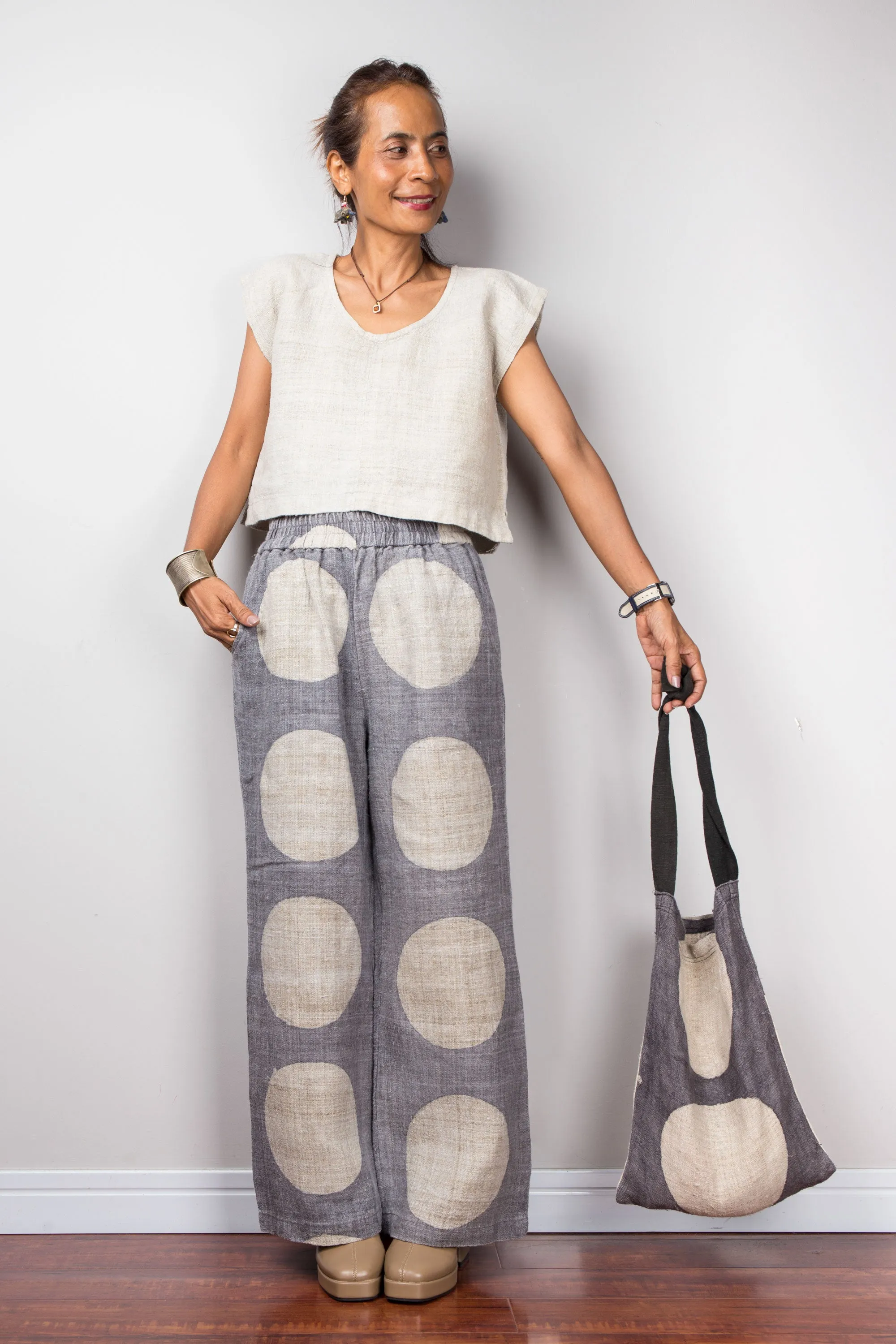Polka dot pants