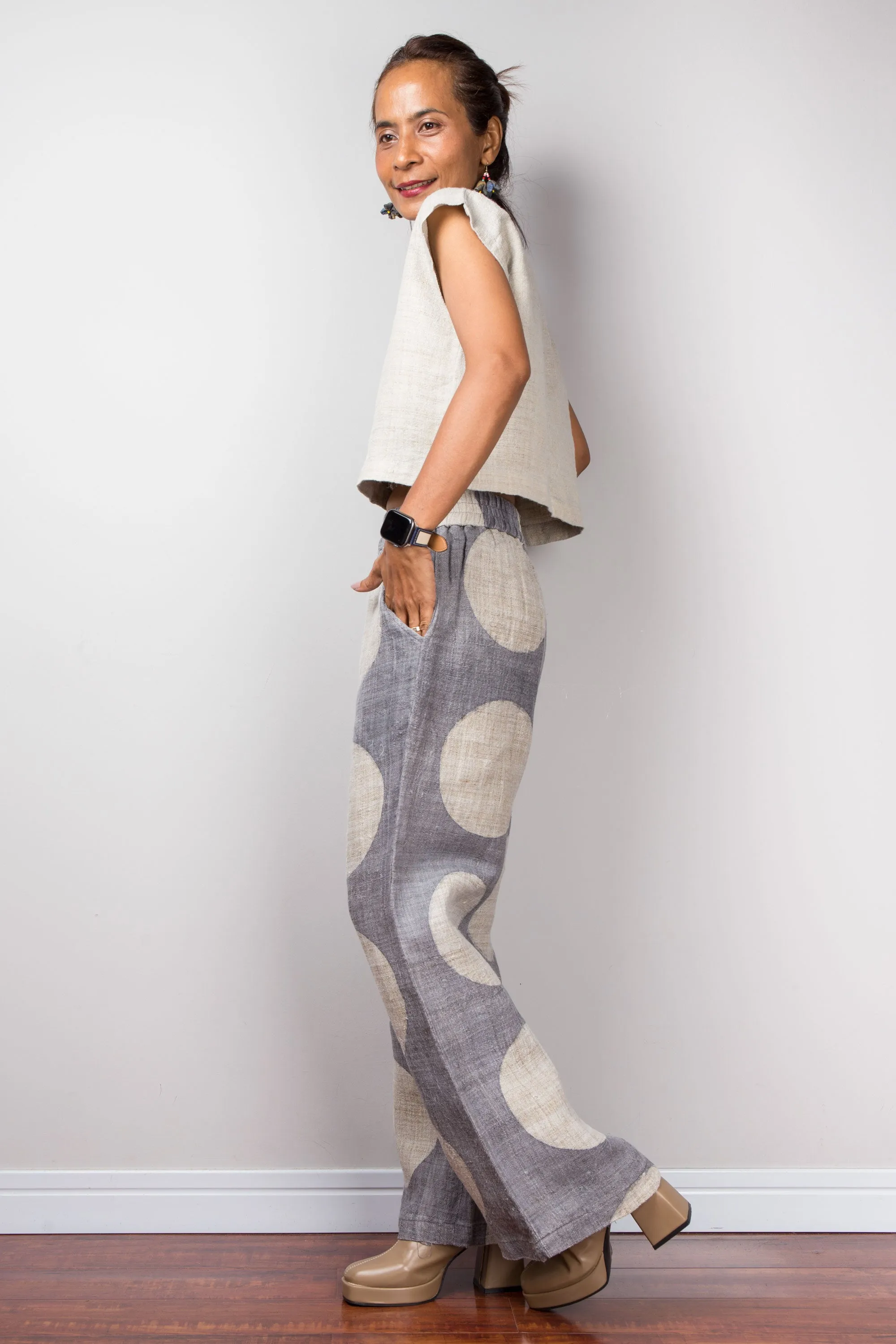 Polka dot pants