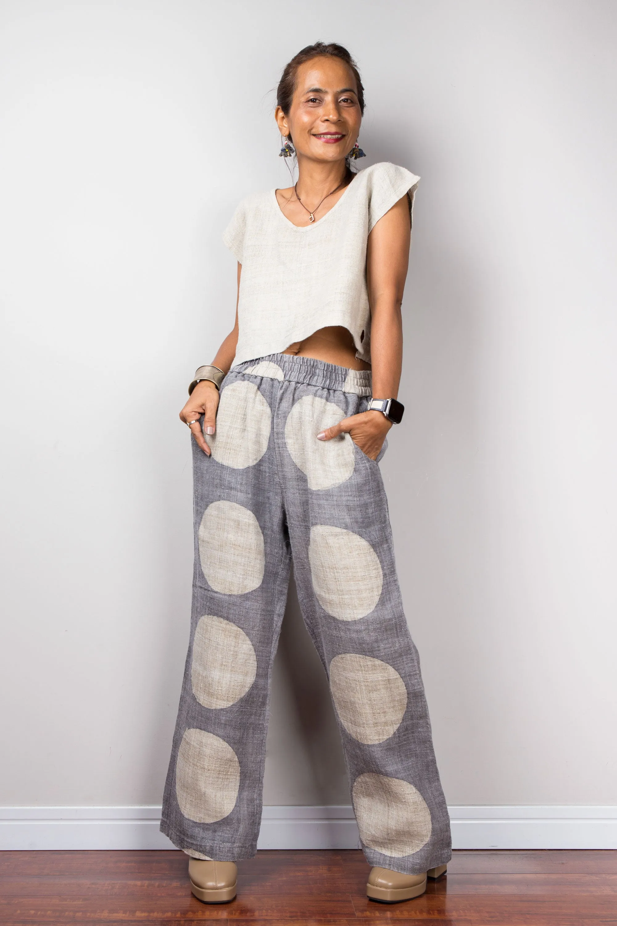 Polka dot pants