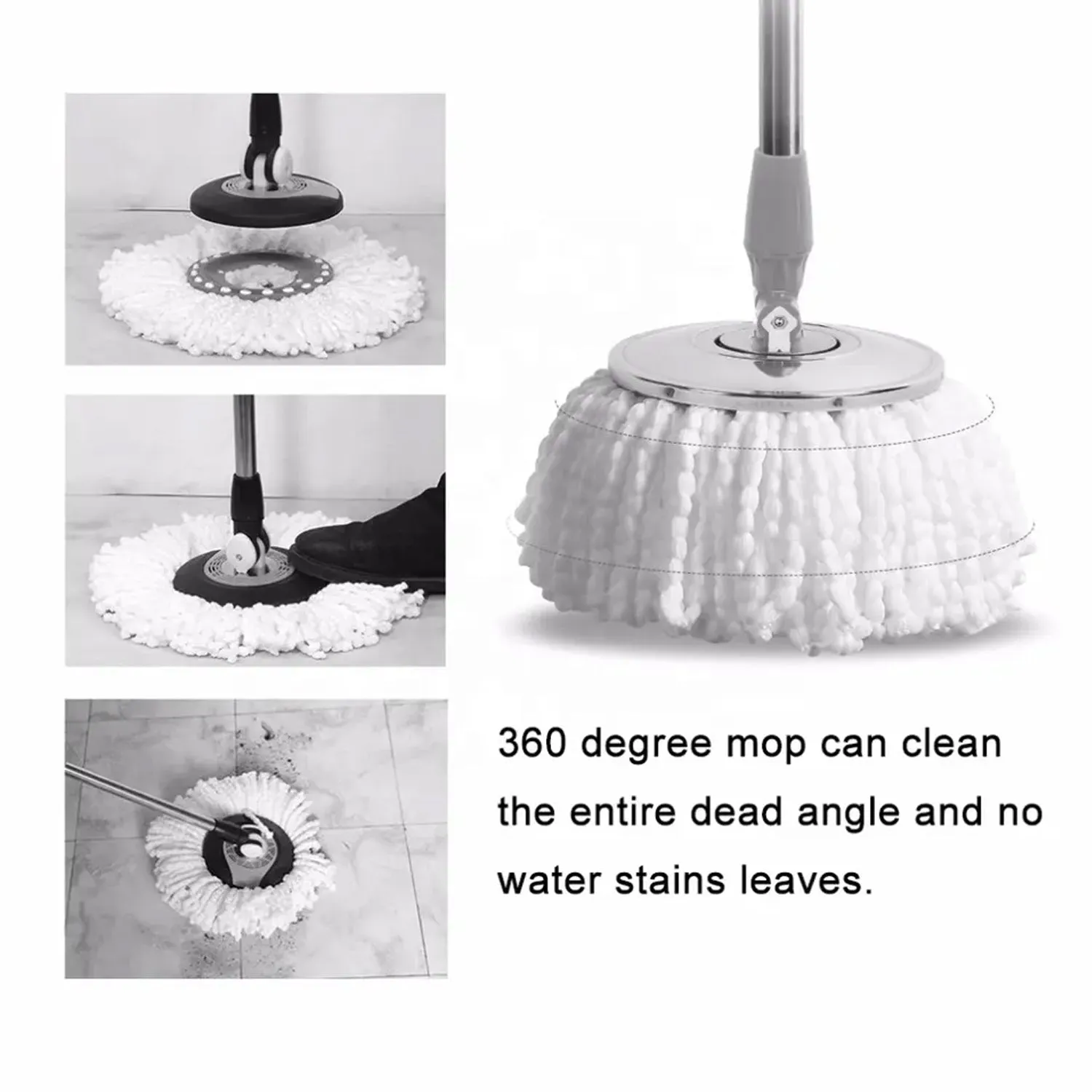 Polyester Mop Head Refill Easy to Replace & Easy To use Premium Refill For All Type Mop Use