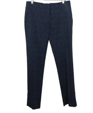 Prada Black & Blue Print Pants sz 4
