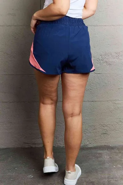 Put In Work Navy Active Shorts