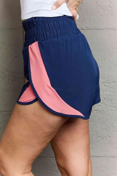 Put In Work Navy Active Shorts