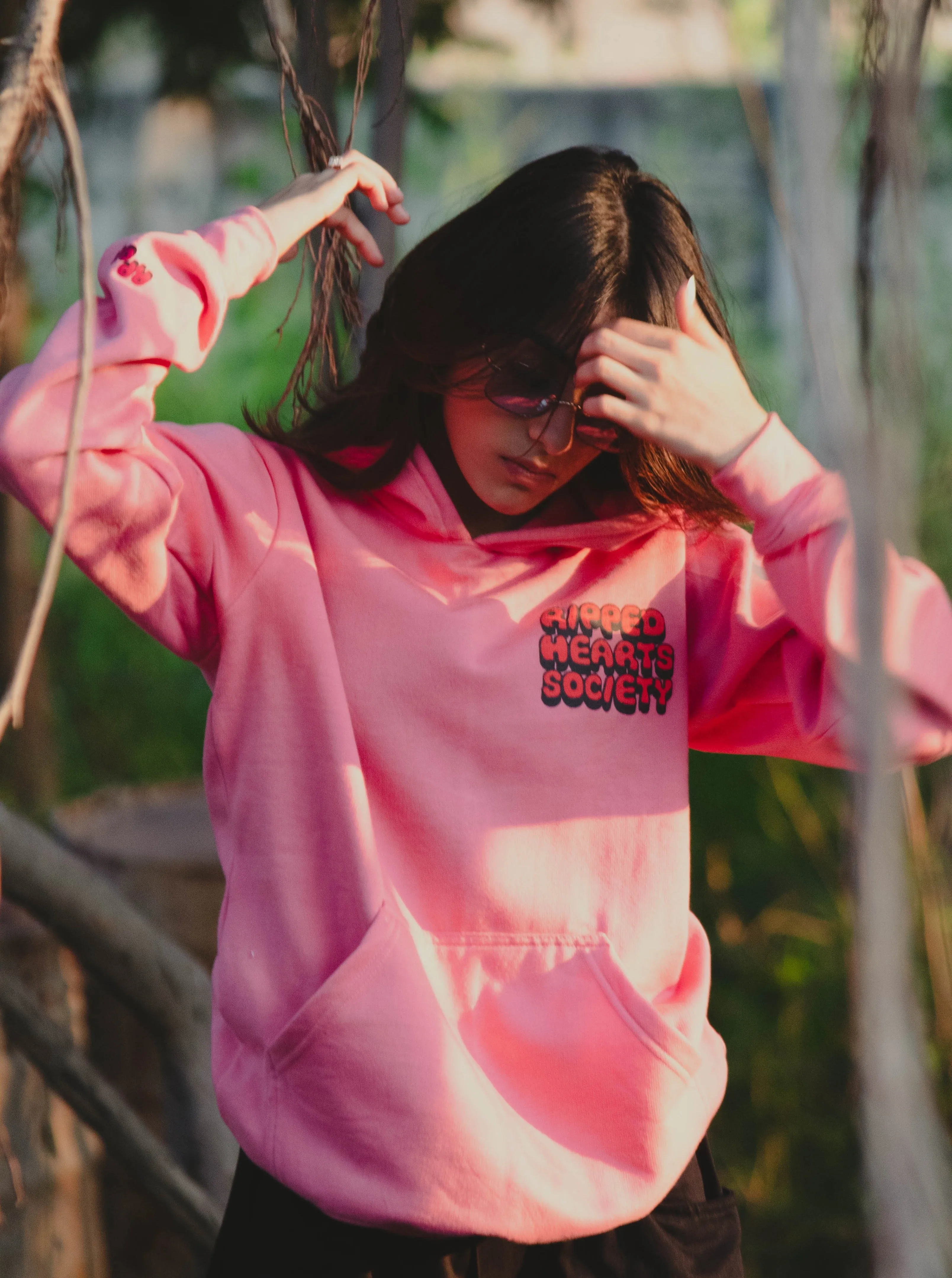Ripped hearts Hoodie