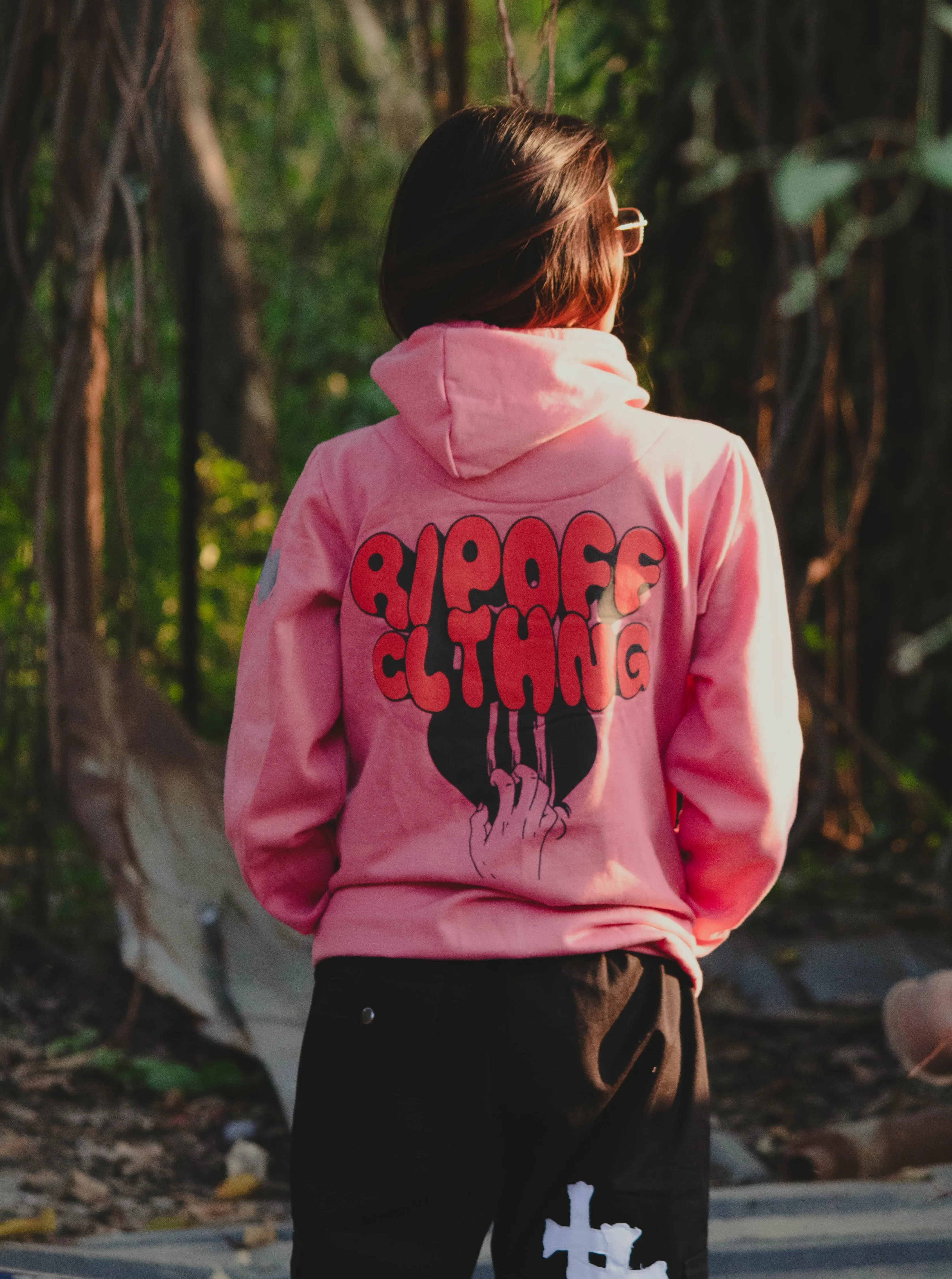 Ripped hearts Hoodie