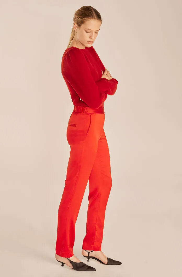 Satin Cigarette Pant