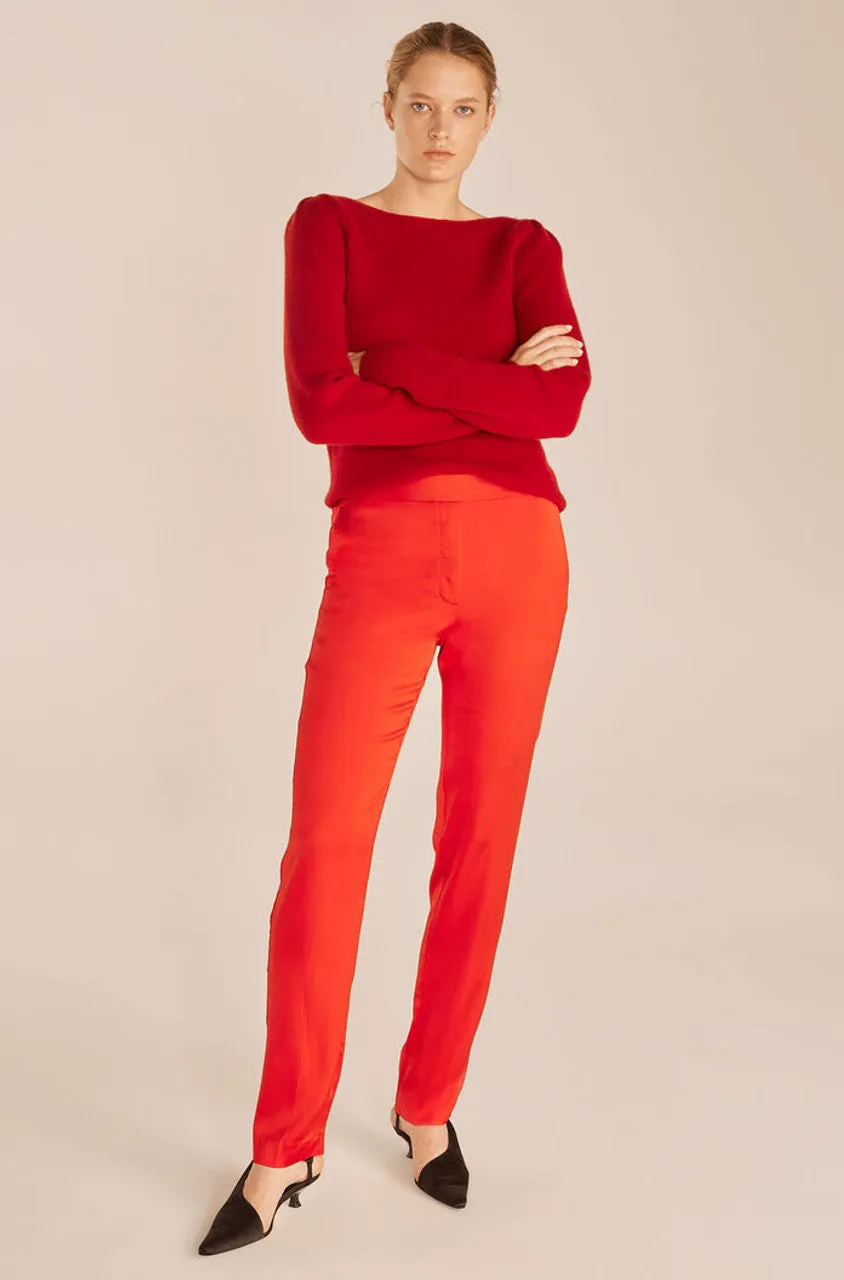 Satin Cigarette Pant