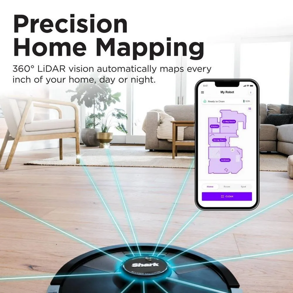 Shark RV2620WDUK Matrix Plus 2 in 1 Robot Vacuum and Mop