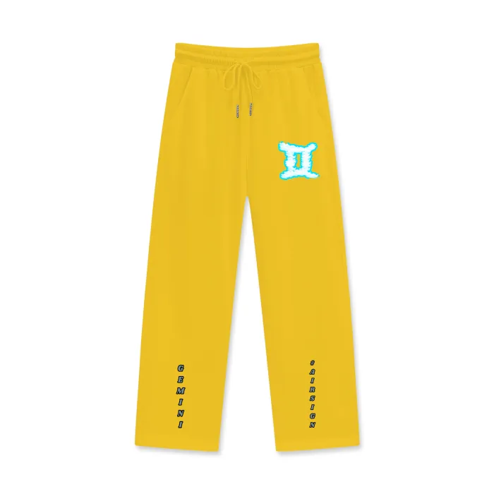 Unisex 100% Cotton Straight Leg Pants