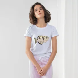 White Black Fish Women's Long Pant Pyjama Set