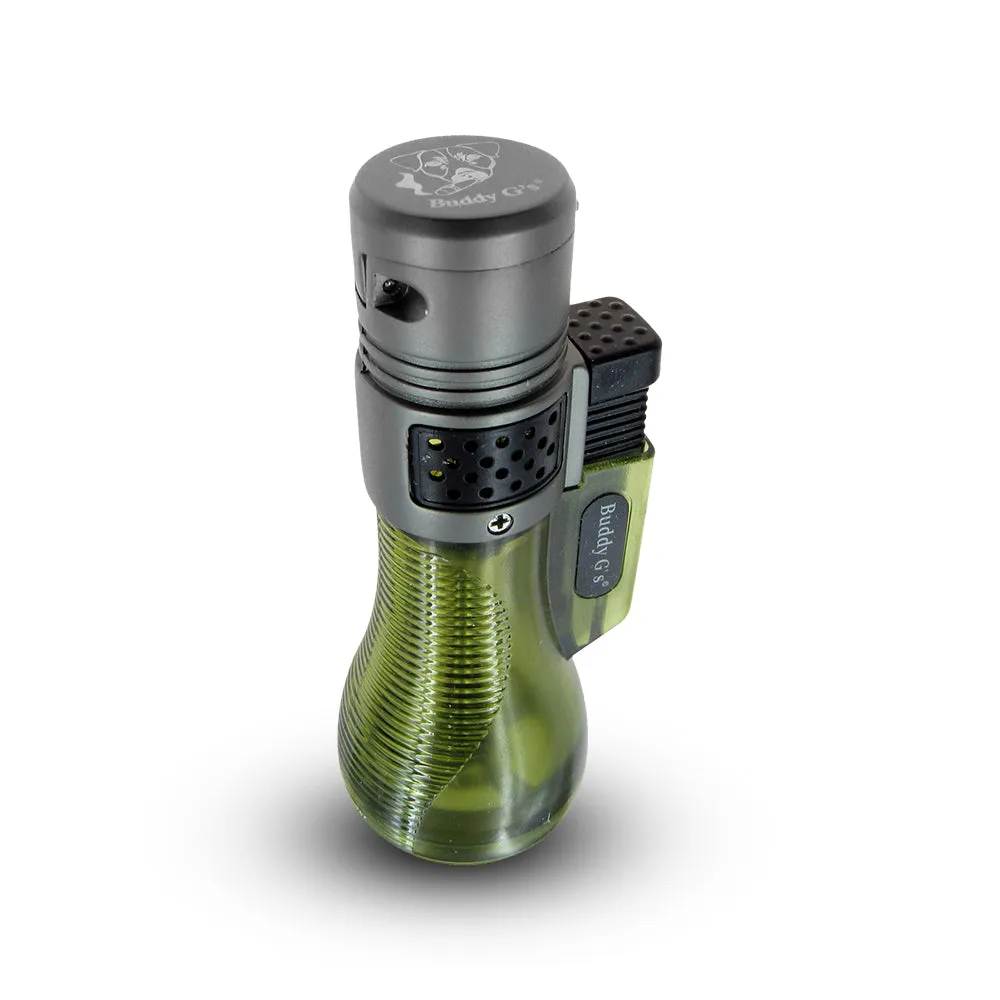 Windproof 3 Burner Refillable Tabletop Large Butane Jet Torch