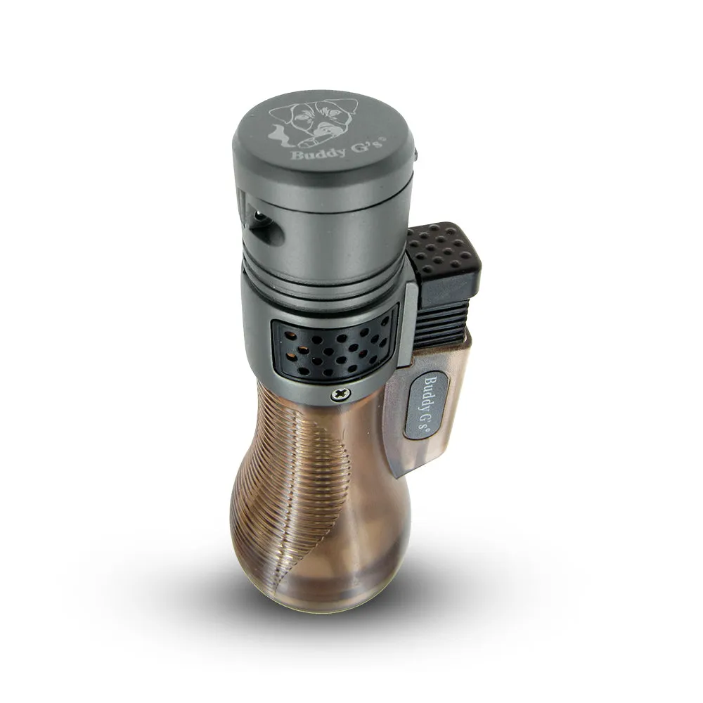 Windproof 3 Burner Refillable Tabletop Large Butane Jet Torch